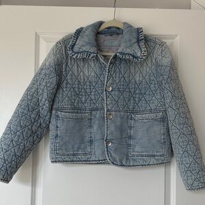 Blank NYC Quilted Blue Jean Jacket